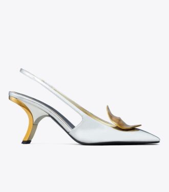 Patos Eşleşmeyen Slingback Topuk