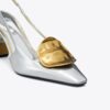 Patos Eşleşmeyen Slingback Topuk Patos Eşleşmeyen Slingback Topuk
