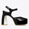 Peep-Toe Platform Sandalet