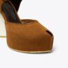 Peep-Toe Platform Sandalet