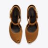Peep-Toe Platform Sandalet
