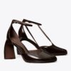 Peep-Toe T-Strap Topuklu Sandal Peep-Toe T-Strap Topuklu Sandal