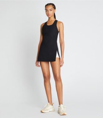 Performans Jersey Yan Yırtmaçlı Tenis Elbisesi