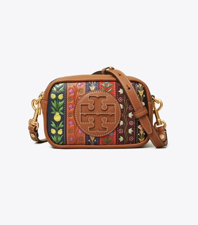 Perry Bombé Şerit Patchwork Mini Çanta Perry Bombé Şerit Patchwork Mini Çanta