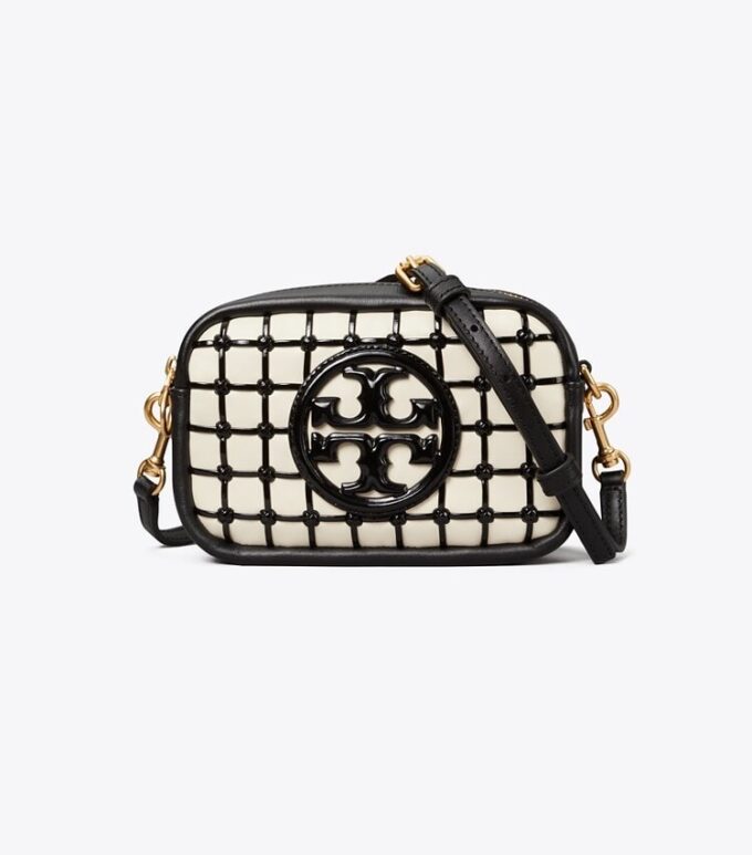 Perry Bombe Patent Whipstitch Mini Çanta