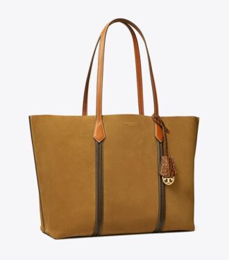 Perry Süet Üç Bölmeli Tote Çanta