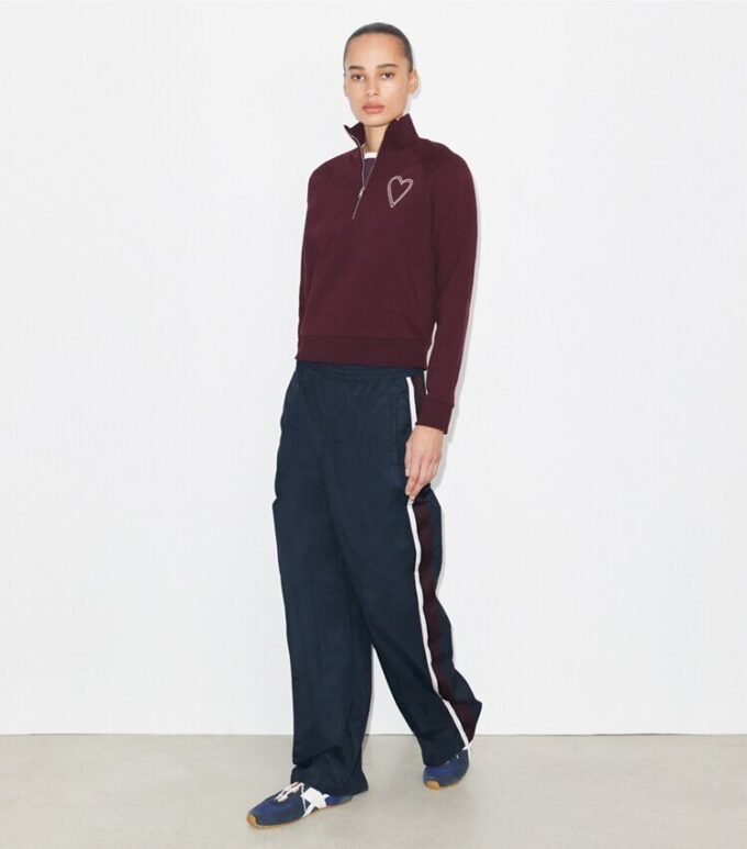 Pick Stitch Kalp Fransız Terry Sweatshirt Pick Stitch Kalp Fransız Terry Sweatshirt