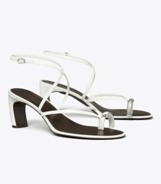 Pierced Çoklu Kayışlı Topuklu Sandal