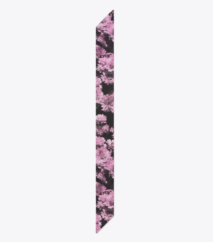 Pixel Flower Şerit Kravat