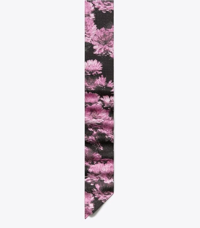 Pixel Flower Şerit Kravat