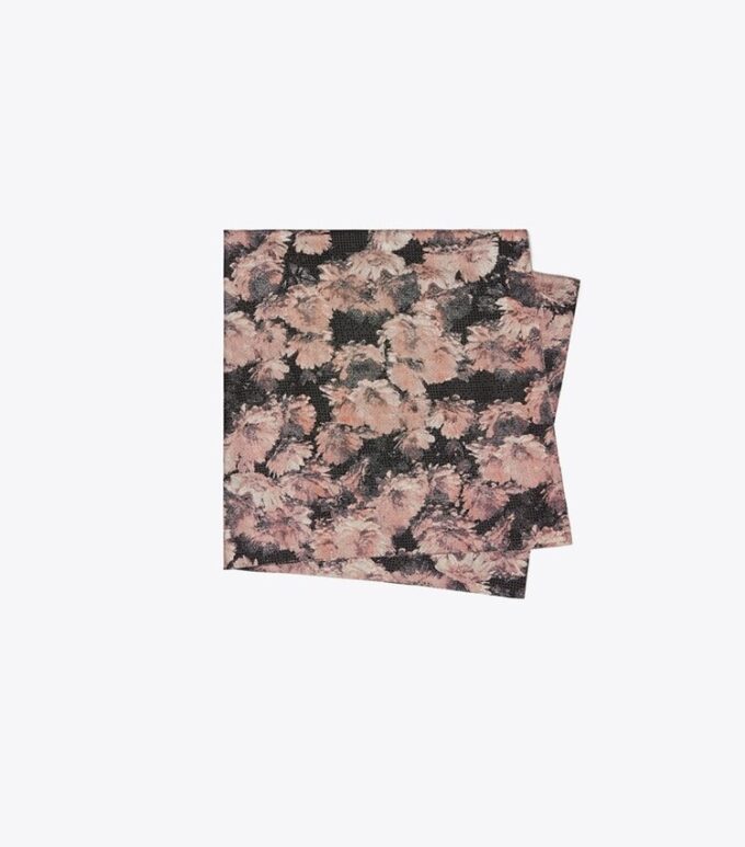 Pixel Flower İpek Kare Eşarp