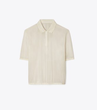 Poplin Fermuarlı Polo