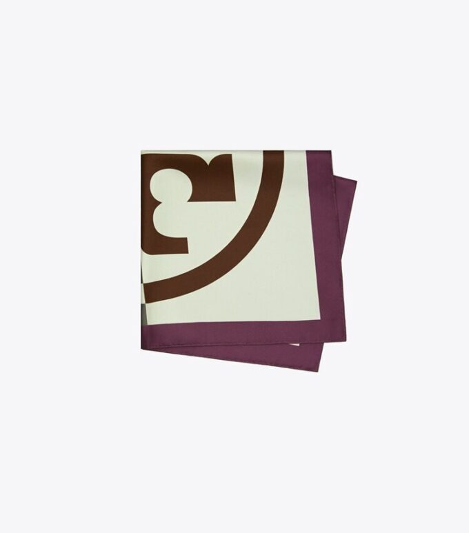 Renkli Logo İpek Boyun Atkısı