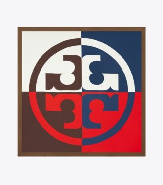 Renkli Logo İpek Kare
