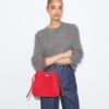 Romy Süet Pick Stitch Bucket Çanta Romy Süet Pick Stitch Bucket Çanta