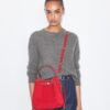 Romy Süet Pick Stitch Bucket Çanta Romy Süet Pick Stitch Bucket Çanta
