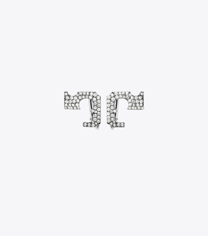 Runway Pavé Serif T Klipsli Küpe Runway Pavé Serif T Klipsli Küpe