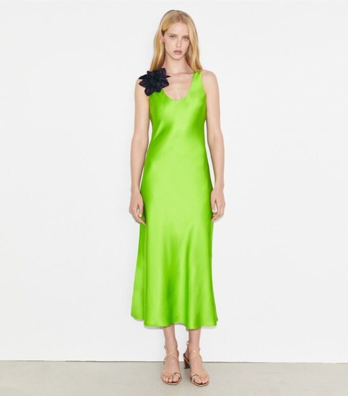 Saten Slip Elbise Saten Slip Elbise