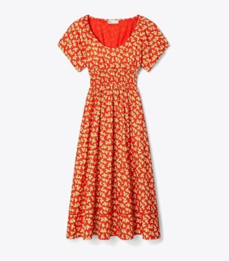 Scoop-Neck Elbise