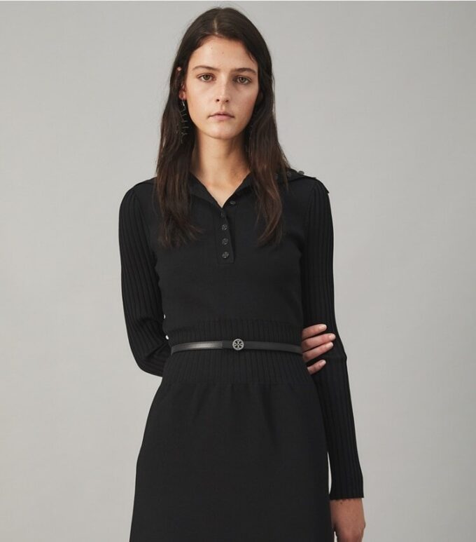 Skinny Embellished Logo Belt Skinny Embellished Logo Belt
