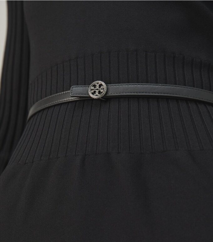 Skinny Embellished Logo Belt Skinny Embellished Logo Belt