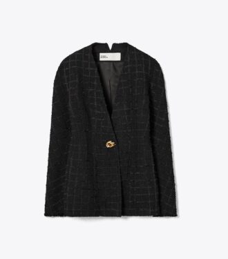 Slim Tweed Ceket