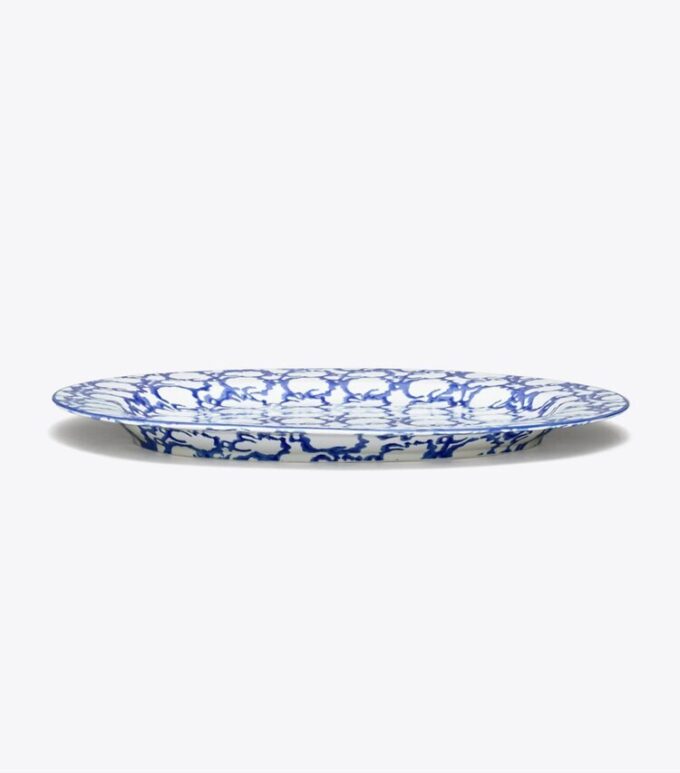 Süngerli Oval Servis Tabağı Süngerli Oval Servis Tabağı