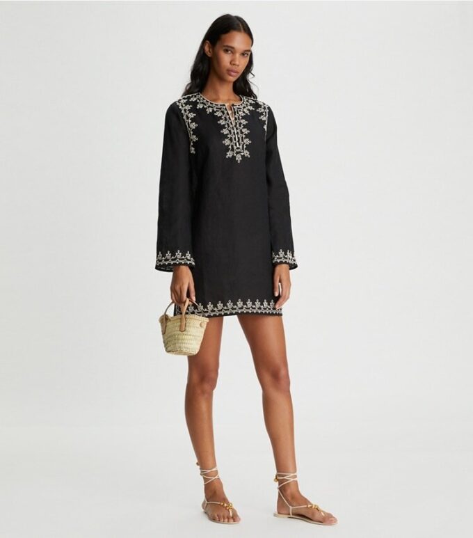 Süslemeli Kısa Kaftan