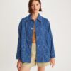 Üst Dikişli Denim Ceket Üst Dikişli Denim Ceket