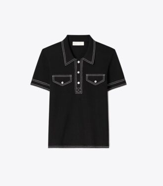 Üst Dikişli Yün Polo Üst Dikişli Yün Polo