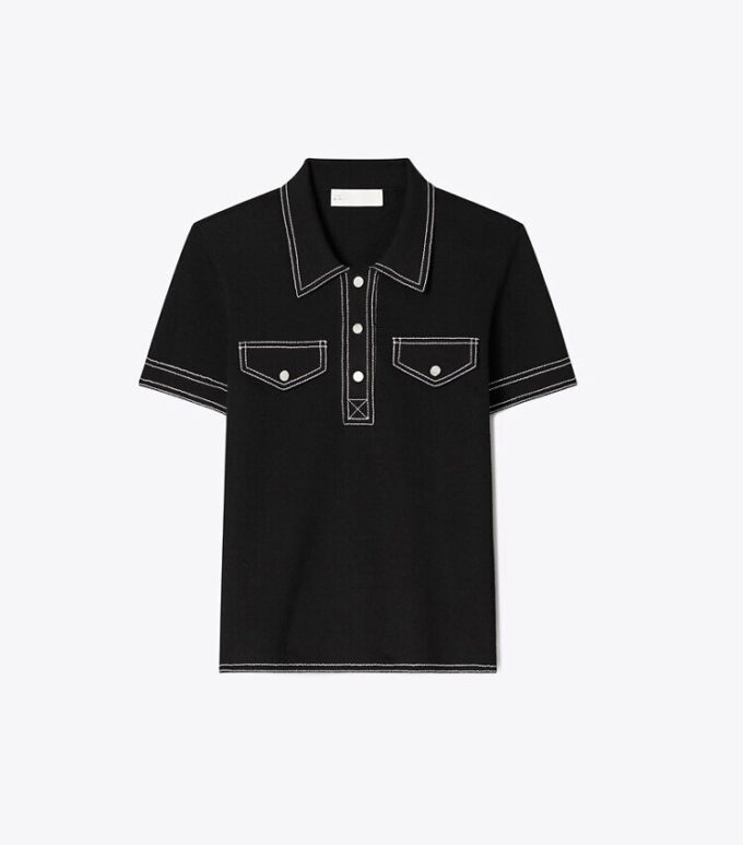 Üst Dikişli Yün Polo Üst Dikişli Yün Polo