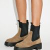 T Monogram Chelsea Lug Bot T Monogram Chelsea Lug Bot