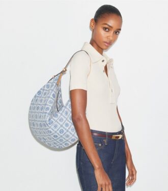 T Monogram Denim Balon Çanta