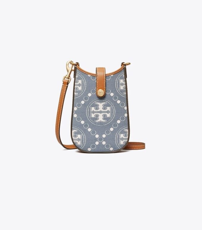 T Monogram Denim Telefon Çapraz Askılı Çanta T Monogram Denim Telefon Çapraz Askılı Çanta