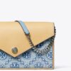 T Monogram Denim Zarf Çapraz Askılı Çanta T Monogram Denim Zarf Çapraz Askılı Çanta