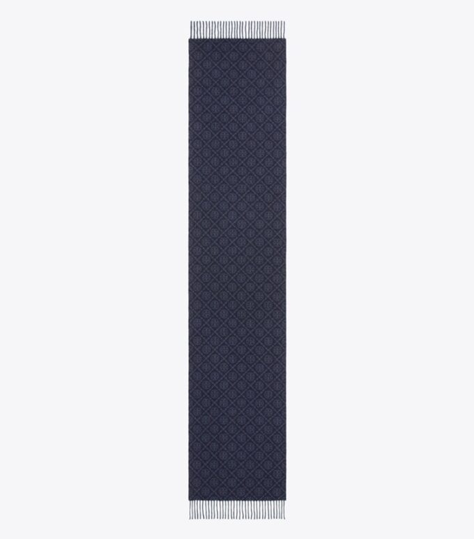 T Monogram Dikdörtgen Eşarp T Monogram Dikdörtgen Eşarp