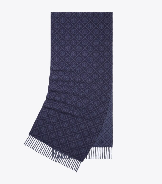 T Monogram Dikdörtgen Eşarp T Monogram Dikdörtgen Eşarp