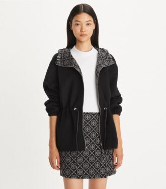 T Monogram Çift Taraflı Jakarlı Anorak