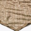 T Monogram Çift Taraflı İpek Kare Eşarp T Monogram Çift Taraflı İpek Kare Eşarp