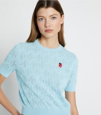 T Monogram Çilekli Kazak