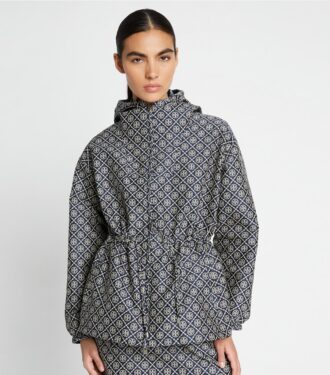 T Monogram Jakarlı Anorak