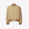 T Monogram Jakarlı Bomber Ceket