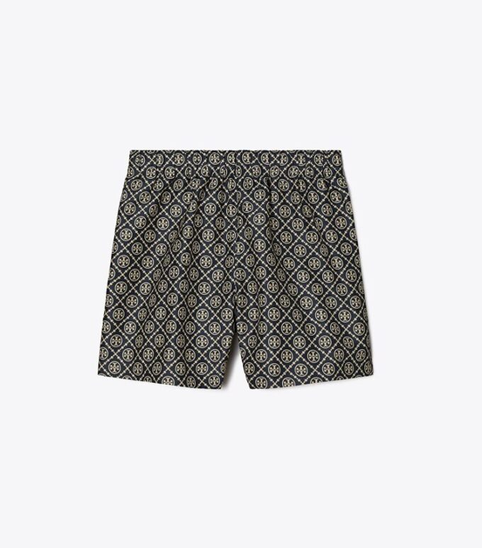 T Monogram Jakarlı Şort T Monogram Jakarlı Şort