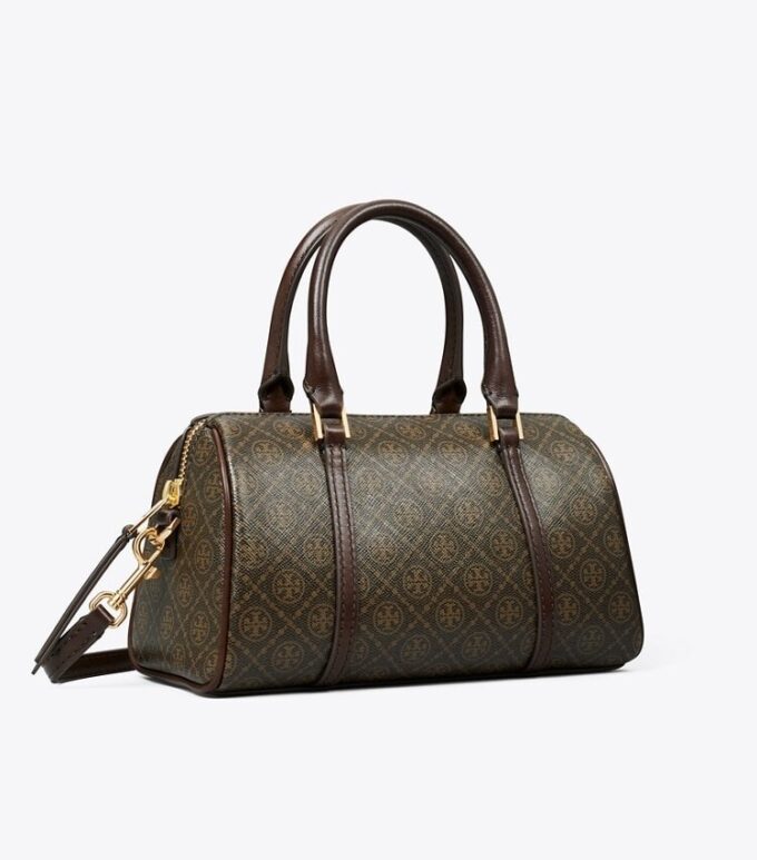 T Monogram Kaplamalı Kanvas Küçük Barrel Çanta T Monogram Kaplamalı Kanvas Küçük Barrel Çanta