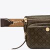 T Monogram Kaplamalı Kanvas Mini Kemer Çantası