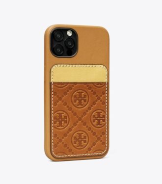 T Monogram Kart Cebi Telefon Kılıfı