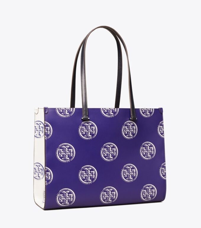 T Monogram Kontrast Kabartmalı Tote T Monogram Kontrast Kabartmalı Tote