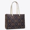 T Monogram Kontrast Kabartmalı Tote T Monogram Kontrast Kabartmalı Tote