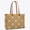 T Monogram Kontrast Kabartmalı Tote T Monogram Kontrast Kabartmalı Tote