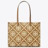 T Monogram Kontrast Kabartmalı Tote T Monogram Kontrast Kabartmalı Tote